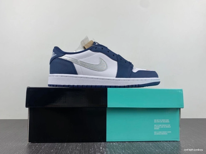 CJ7891-400 Low Jordan 1 Navy SB Midnight 0728